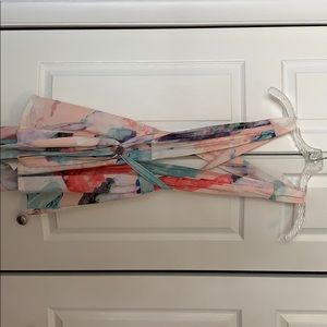 Open back, wrap around romper